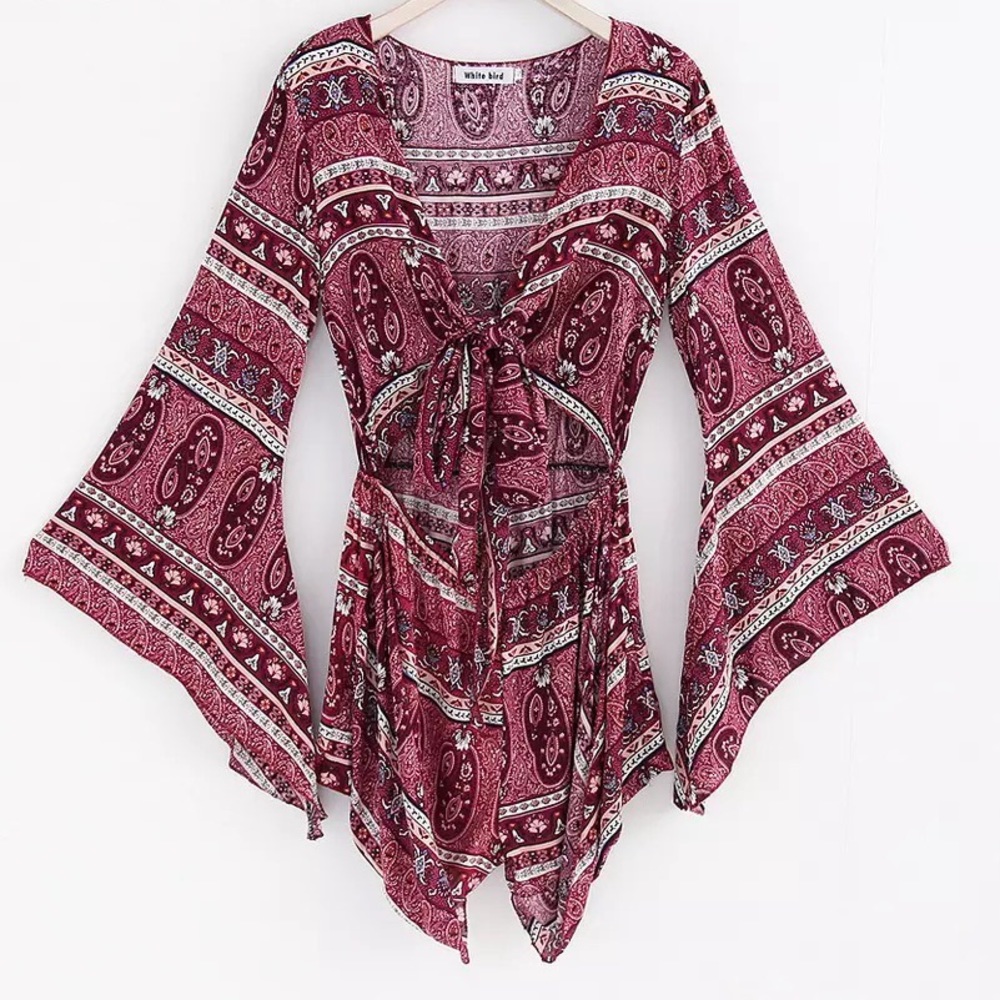 Purple Boho Romper - Picture 7 of 7